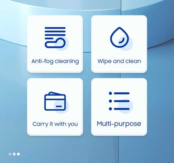 Benks Anti-Fog Buğu Önleyici Temizlik Bezi Beyaz