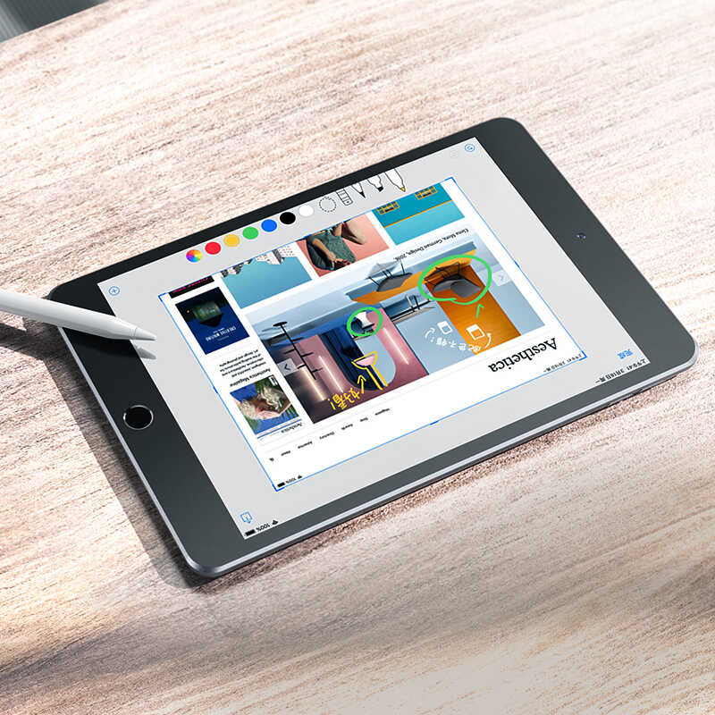 Benks Apple iPad 9.7 2017 (5.Nesil) Paper-Like Ekran Koruyucu Renksiz