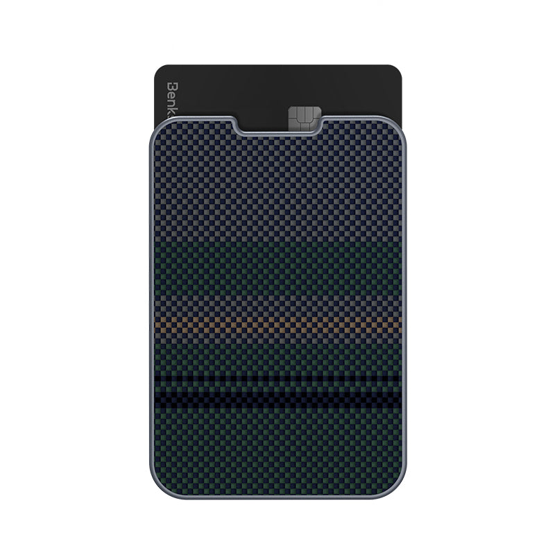 Benks ArmorGo 600D Aramid Fiber Magnetik Standlı Kartlık Kahverengi