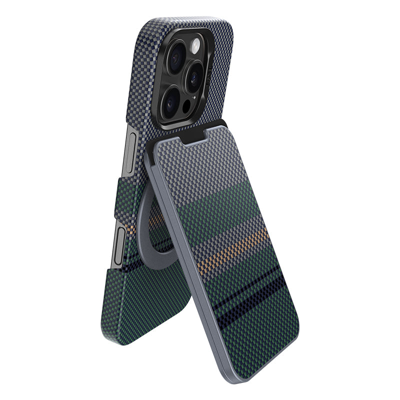 Benks ArmorGo 600D Aramid Fiber Magnetik Standlı Kartlık Siyah