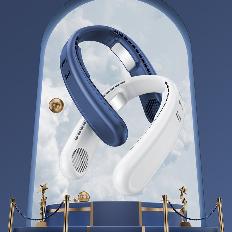 Benks Biliz F24 Taşınabilir Şarjlı Boyun Askılı Fan Beyaz