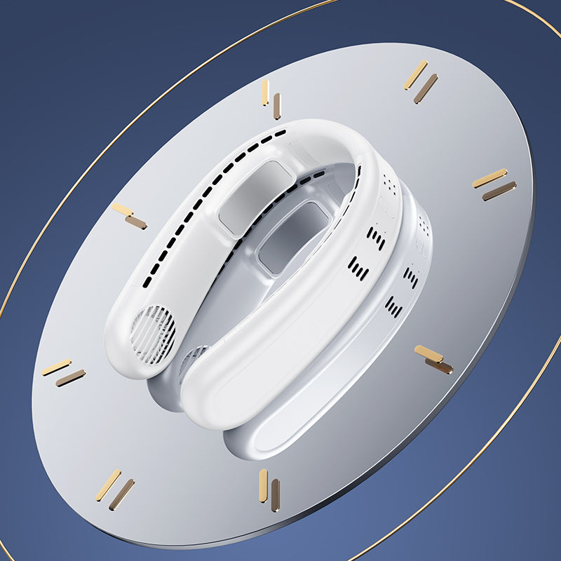 Benks Biliz F24 Taşınabilir Şarjlı Boyun Askılı Fan Lacivert