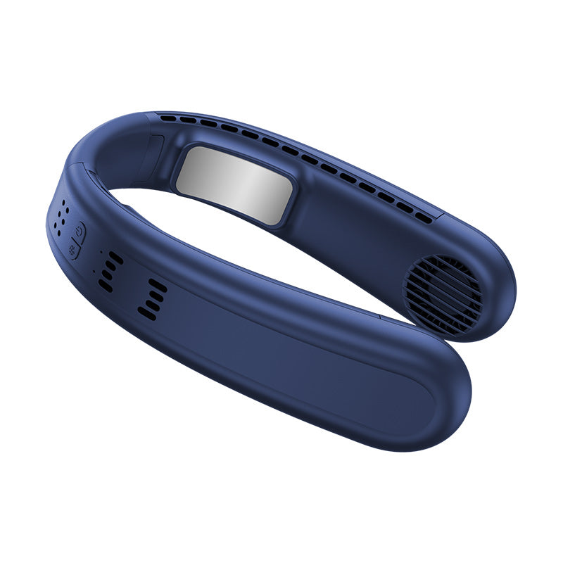 Benks Biliz F24 Taşınabilir Şarjlı Boyun Askılı Fan Lacivert