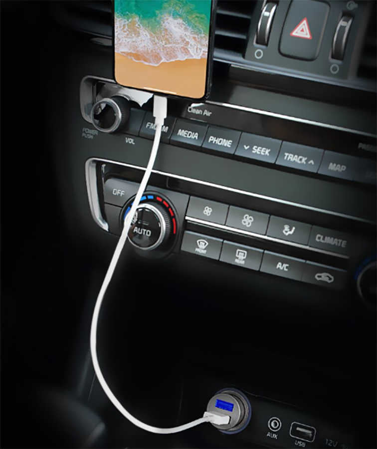 Benks C27 Dual Usb Araç Şarj Aleti 4.8A Kırmızı