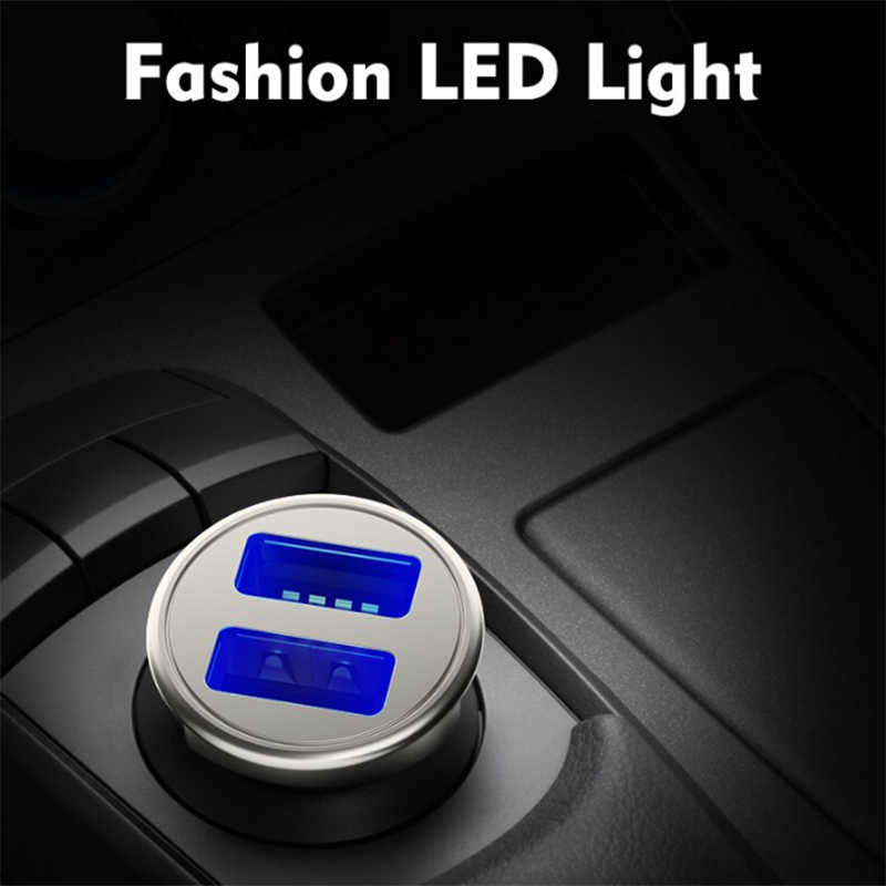 Benks C27 Dual Usb Araç Şarj Aleti 4.8A Gri