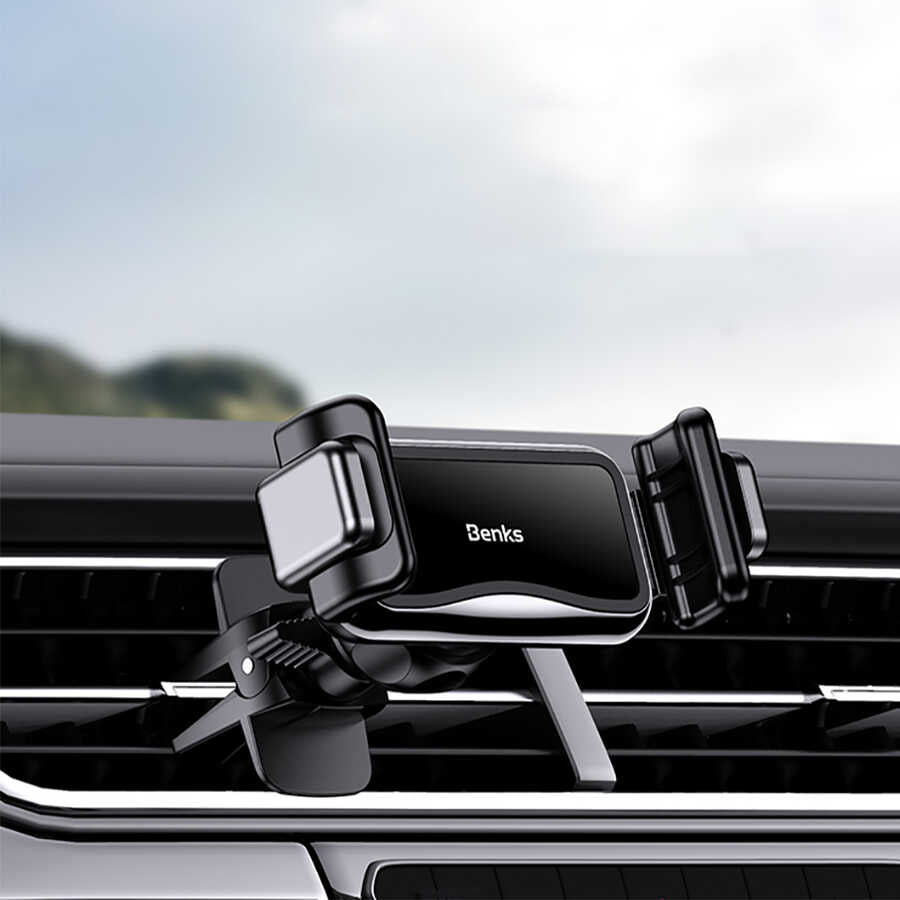 Benks CZ01 Araç Telefon Tutucu Gri