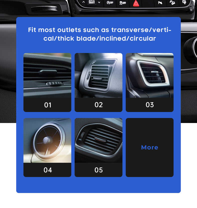 Benks CZ01 Araç Telefon Tutucu Gri