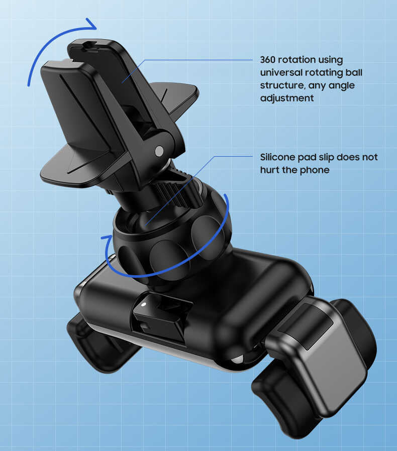 Benks CZ01 Araç Telefon Tutucu Gri