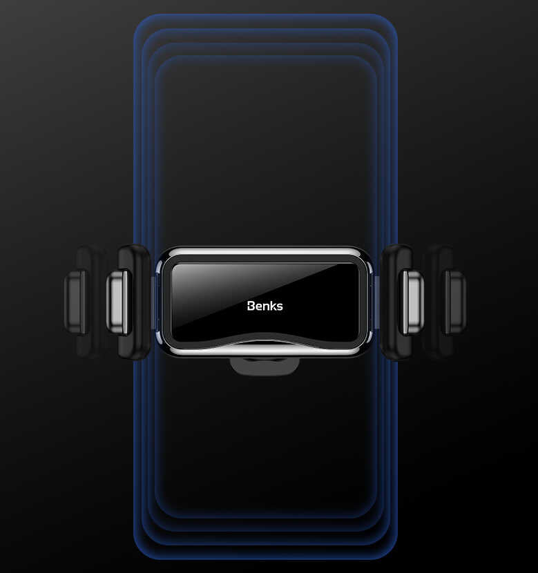 Benks CZ01 Araç Telefon Tutucu Siyah