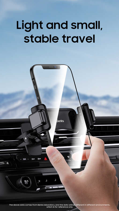Benks CZ01 Araç Telefon Tutucu Gri
