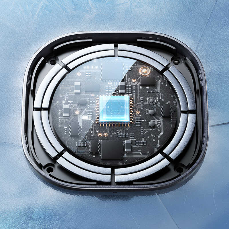 Benks CZ02 Pro Wireless Şarjlı Araç Telefon Tutucu Siyah