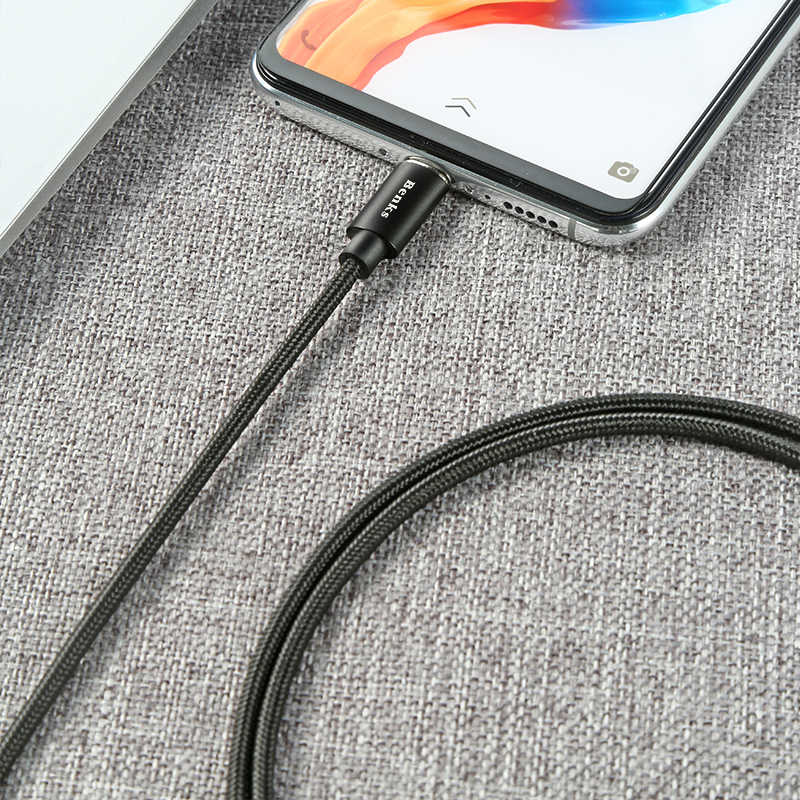 Benks D21 Magnetic Micro Kablo Siyah