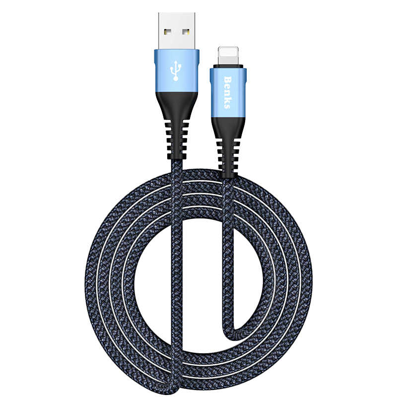 Benks D26 Lightning Usb Kablo 1.8M Kırmızı