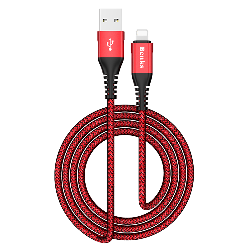 Benks D26 Lightning Usb Kablo 1.8M Siyah