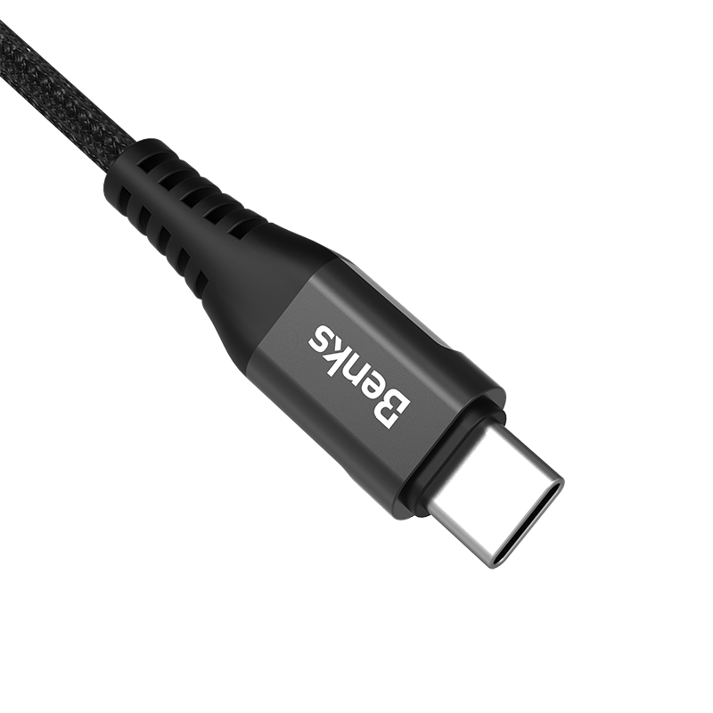 Benks D26 Type-C Usb Kablo 1.2M Siyah