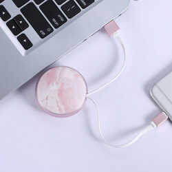 Benks D28 Retractable Lightning Kablo Siyah