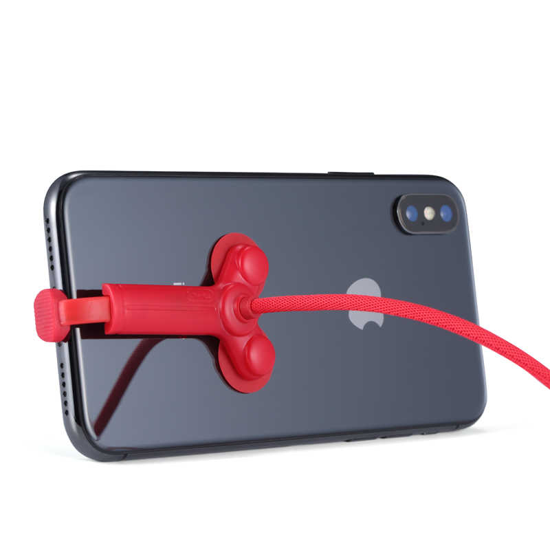 Benks D30 Lightning Game Kablo With Dual Suction 2M Kırmızı