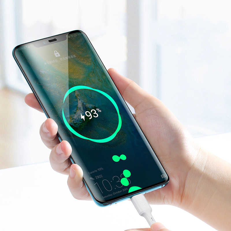 Benks D35 Type-C Fast Charging Usb Kablo 0.25m Beyaz