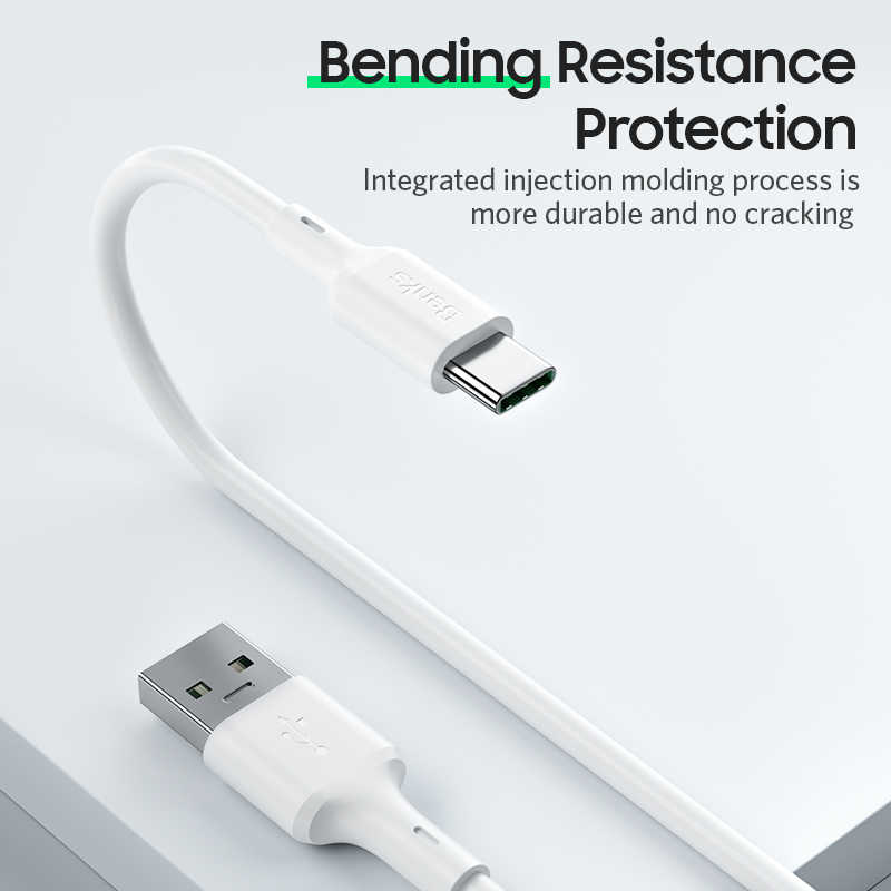 Benks D35 Type-C Fast Charging Usb Kablo 1.2M Siyah