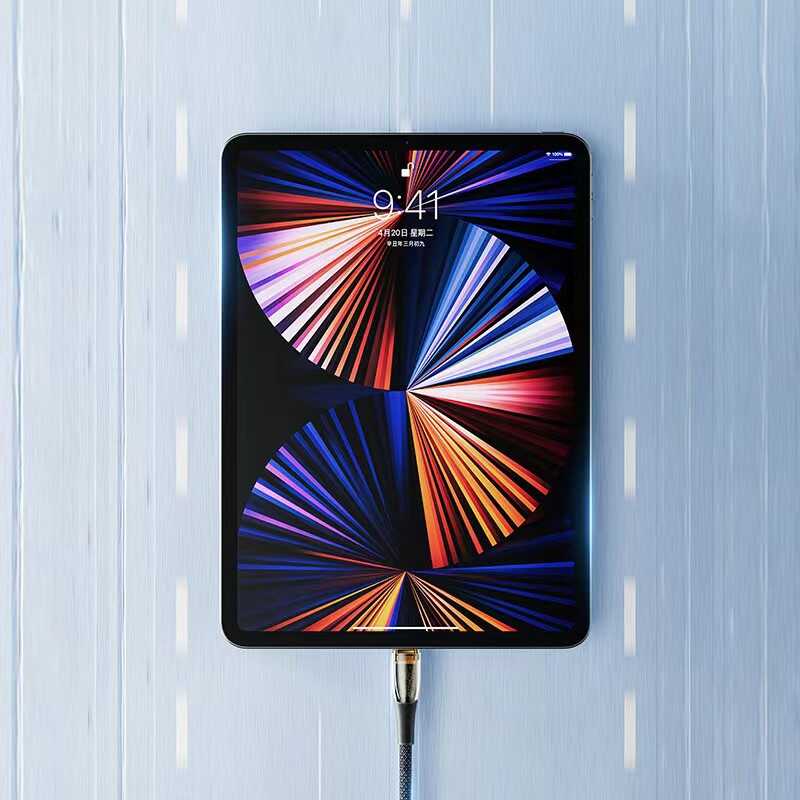 Benks D42 Şeffaf Görünümlü Type-C To PD Kablo 100W 1.2M Siyah