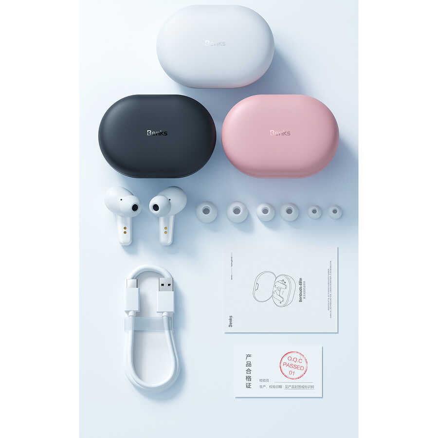 Benks ET05 Bluetooth Kulaklık Beyaz