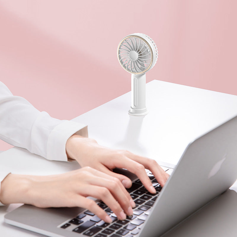 Benks F22 Soğutucu Mini Vantilatör 3 Kademeli Portatif Soğutucu Fan Beyaz