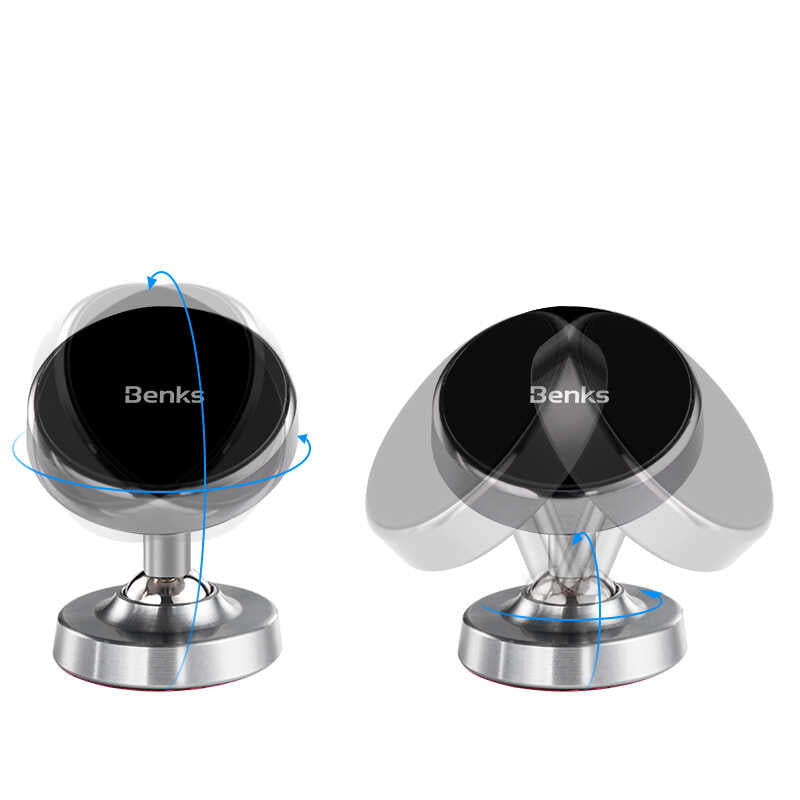 Benks H16 Magnetik Araç Telefon Tutucu Gri