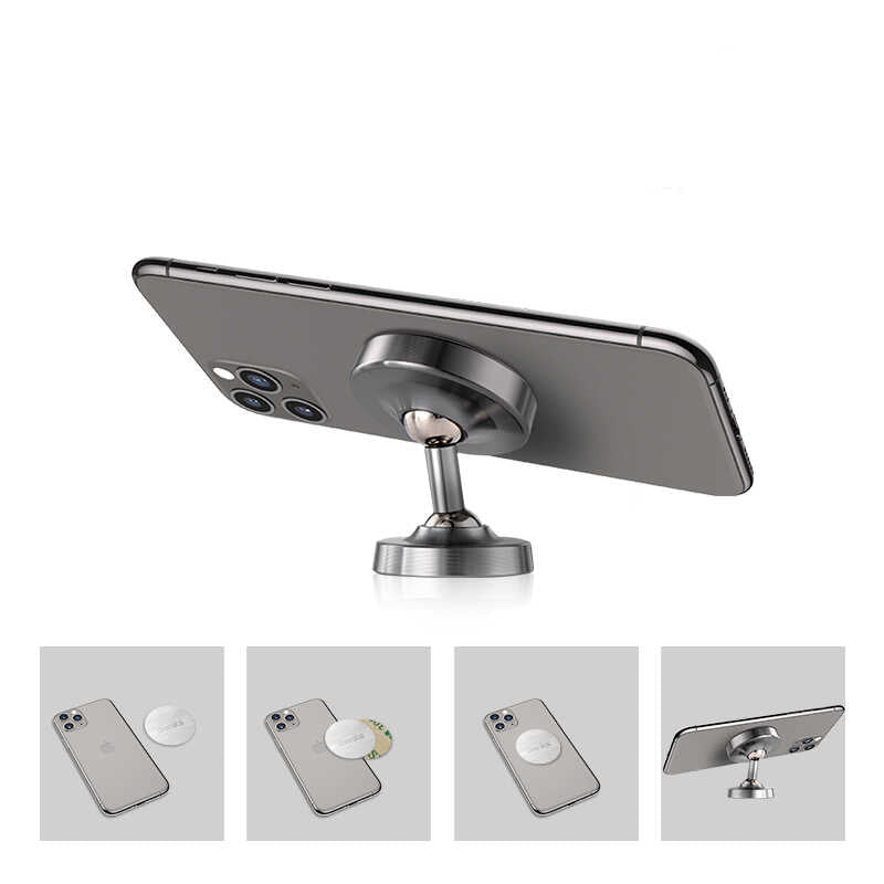 Benks H16 Magnetik Araç Telefon Tutucu Gri