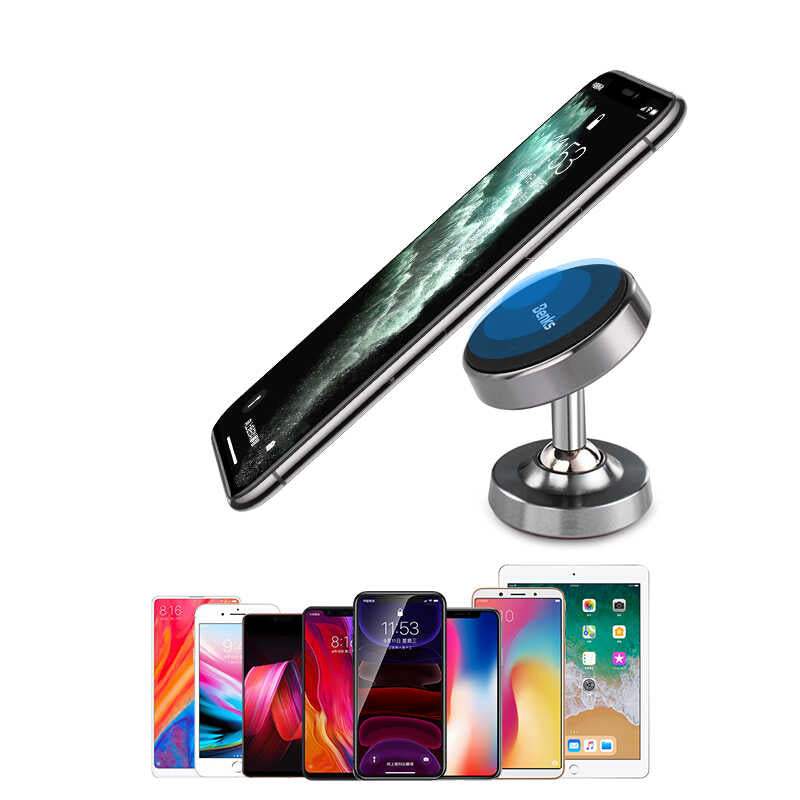 Benks H16 Magnetik Araç Telefon Tutucu Gri