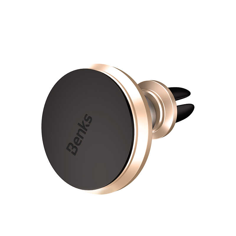 Benks H10 Magnetic Car Mount (Air Vent) Araç Telefon Tutucu Gold