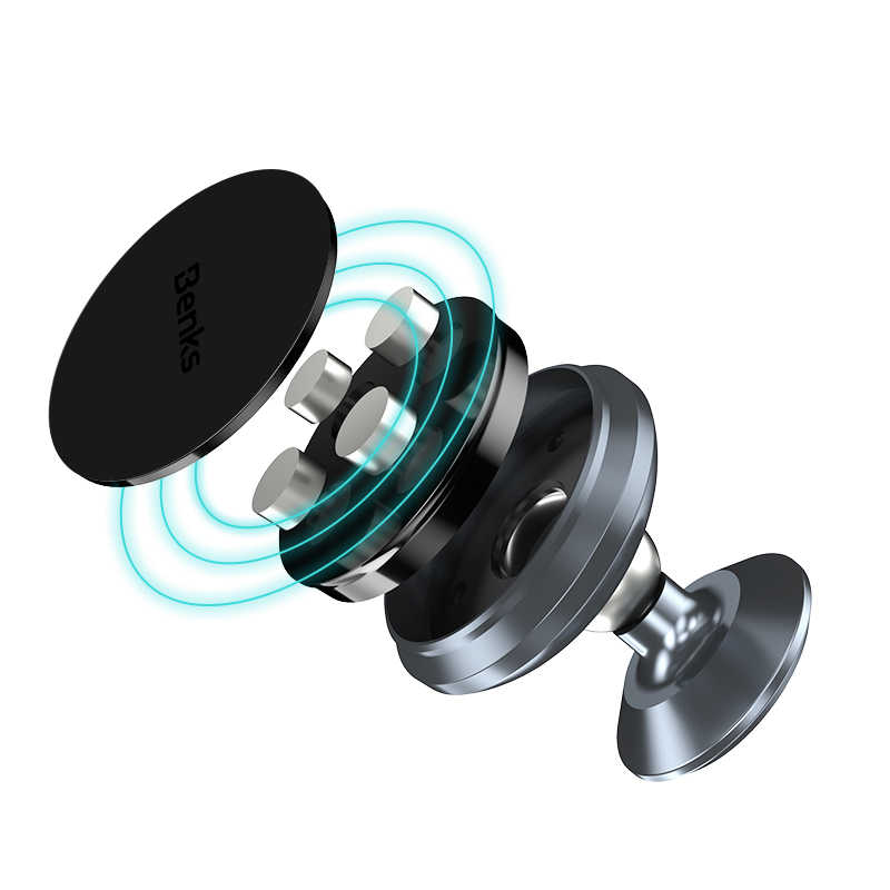 Benks H10 Magnetic Car Mount (Dash Board) Araç Telefon Tutucu Gold