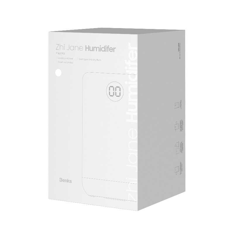 Benks JS01 Hava Nemlendirici Fan Pembe