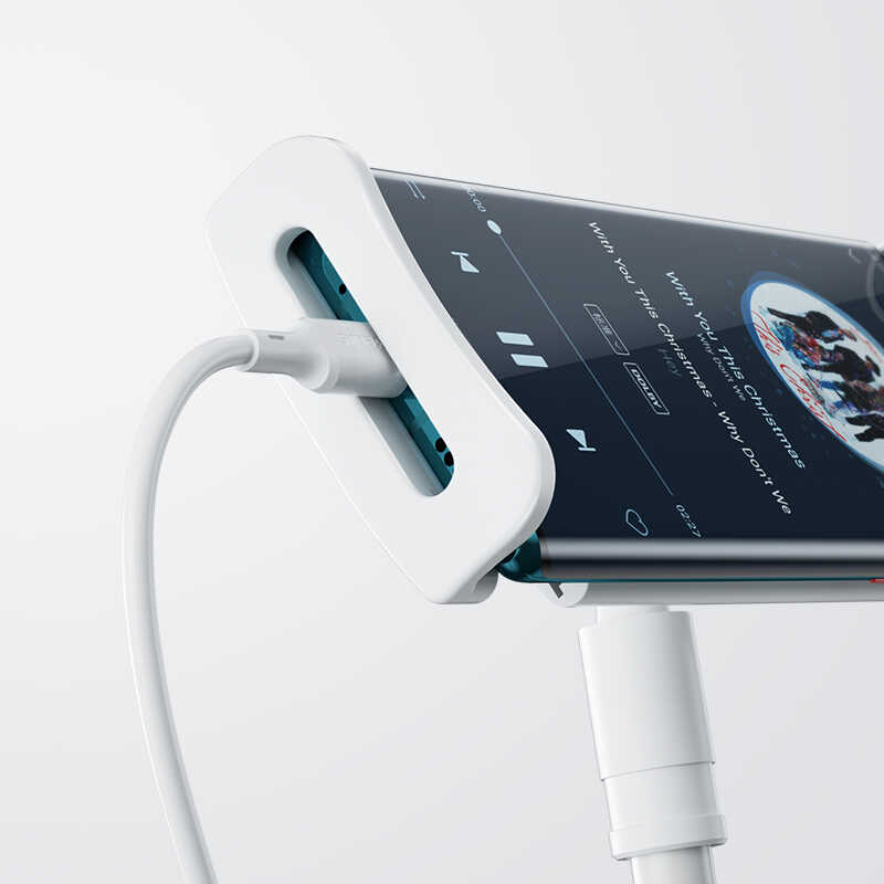 Benks L31 Lazy Masa Telefon Tutucu Beyaz