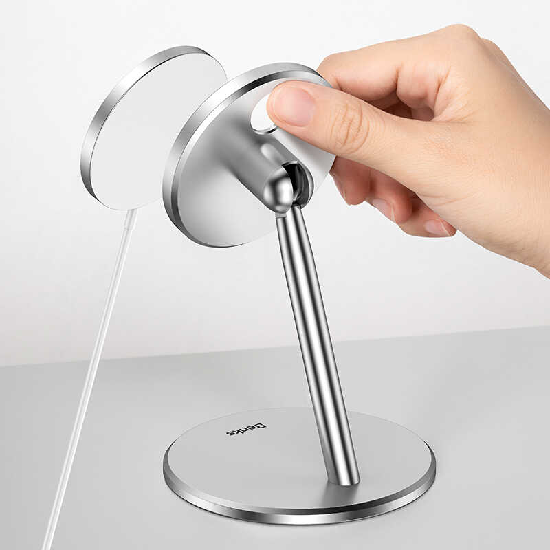 Benks L37 M-safe Şarj Standı Gümüş