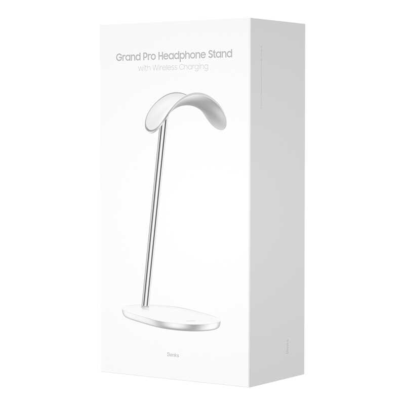 Benks L40 Pro Holder Wireless Şarjlı Kulaklık Standı Siyah