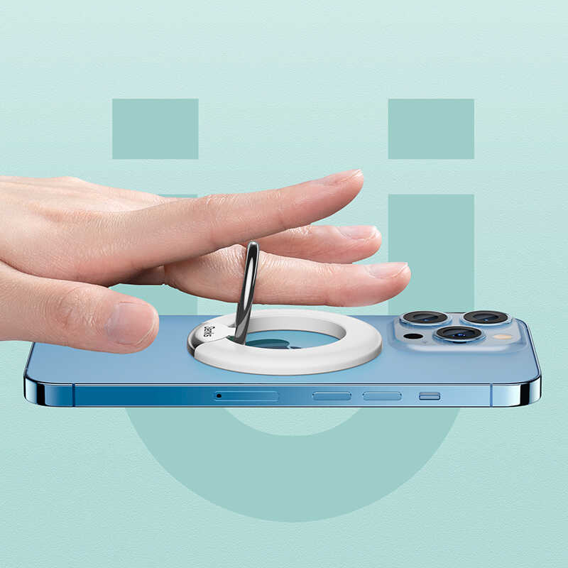 Benks L42 Magnetik Telefon Yüzük Tutucu Aparat Siyah