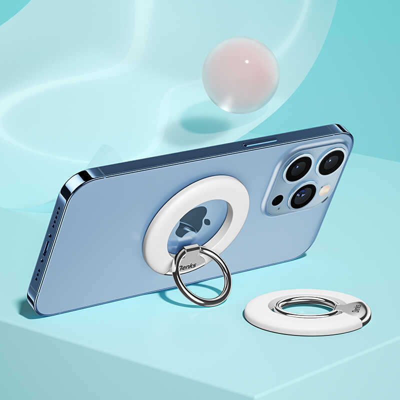Benks L42 Magnetik Telefon Yüzük Tutucu Aparat Siyah
