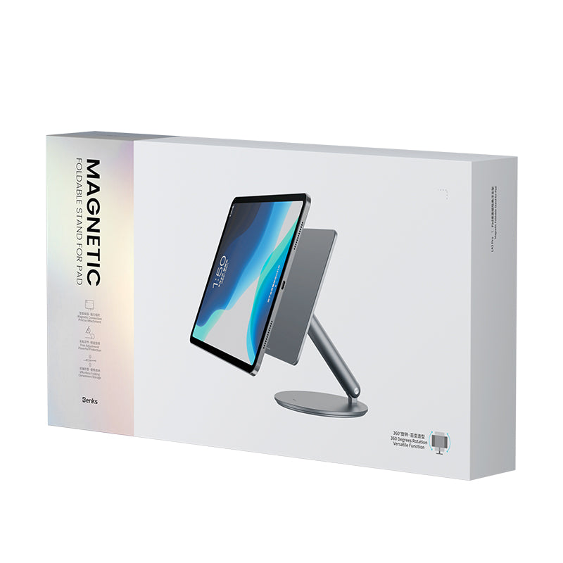 Benks L43 İnfinity Pro Pad 360 Dönebilen Mıknatıslı 12.9 İnç Tablet Standı Gri