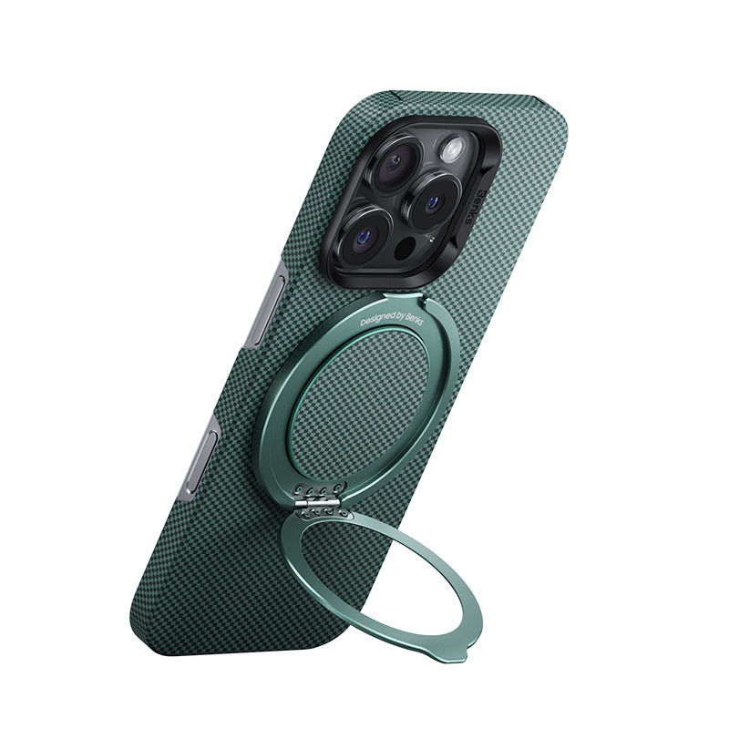 Benks L52 Magnetik 360 Derece Dönebilen ArmorTint Kevlar Tasarımlı Parmak Ring Stand Yeşil