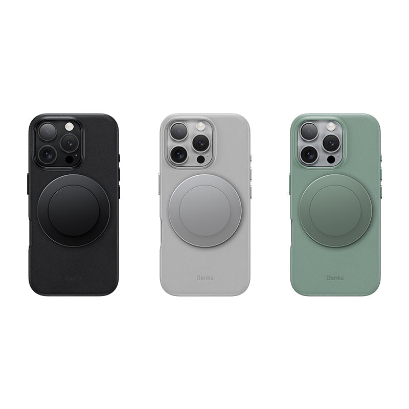 Benks L53 VitaPro Magnetik M-safe Airbag Parmak Ring Stand Yeşil