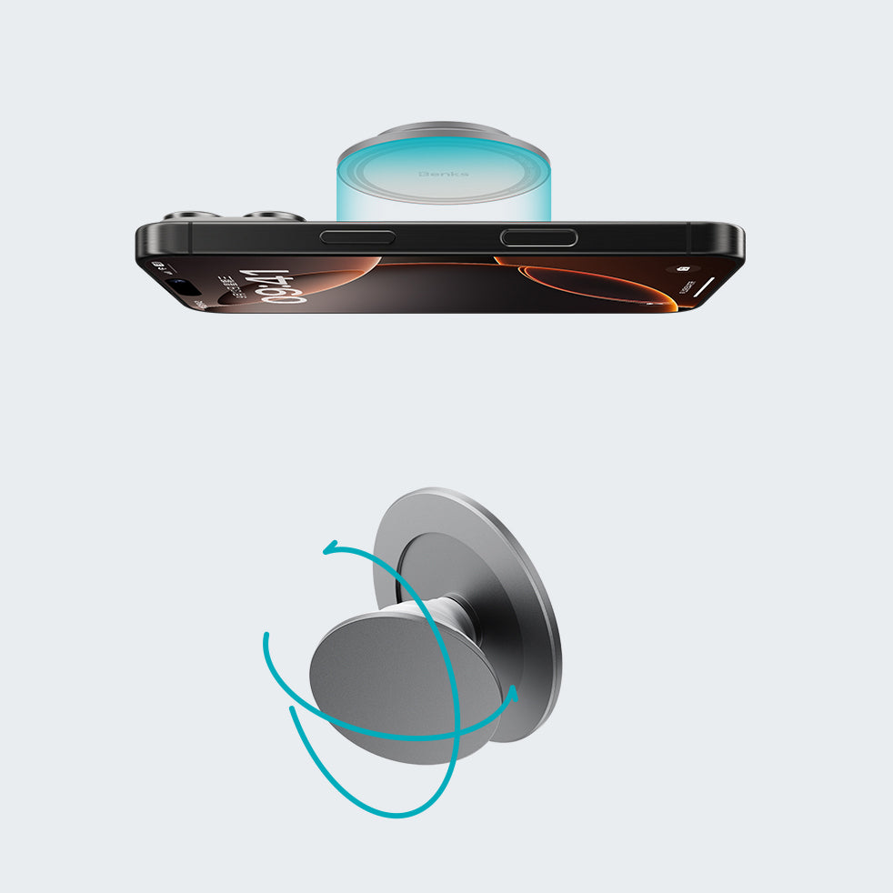 Benks L53 VitaPro Magnetik M-safe Airbag Parmak Ring Stand Yeşil