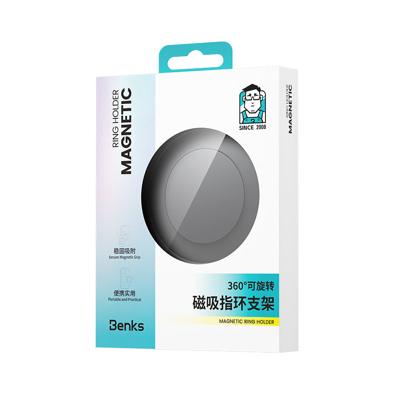 Benks L53 VitaPro Magnetik M-safe Airbag Parmak Ring Stand Yeşil