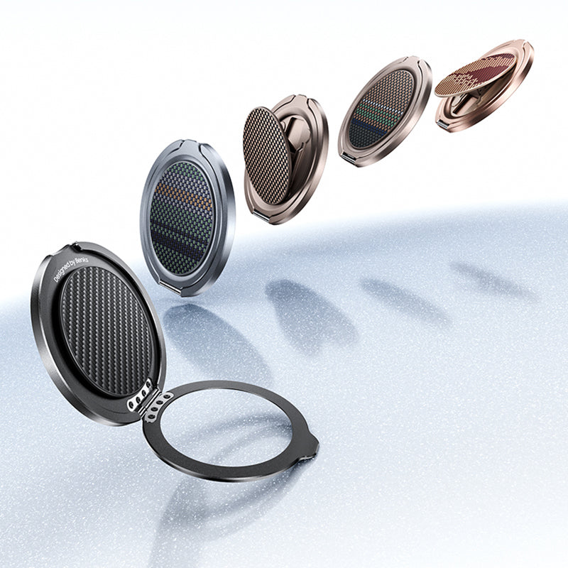 Benks L56 Magnetik 360 Derece Dönebilen ArmorPop Kevlar Tasarımlı Parmak Ring Stand Siyah