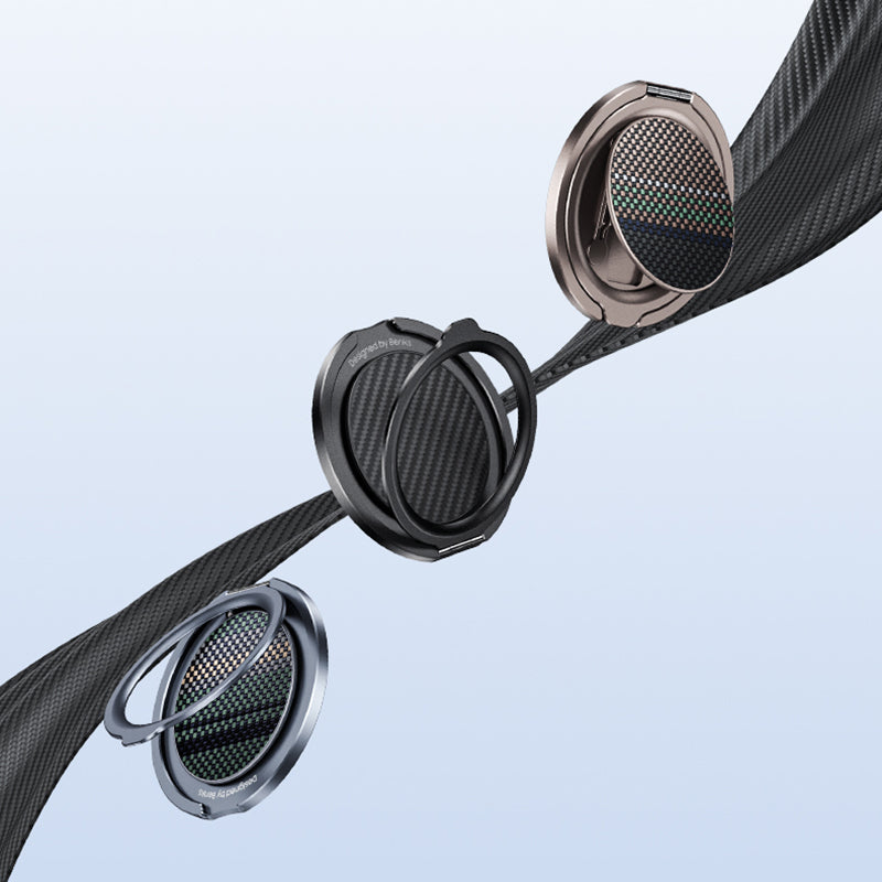 Benks L56 Magnetik 360 Derece Dönebilen ArmorPop Kevlar Tasarımlı Parmak Ring Stand Yeşil