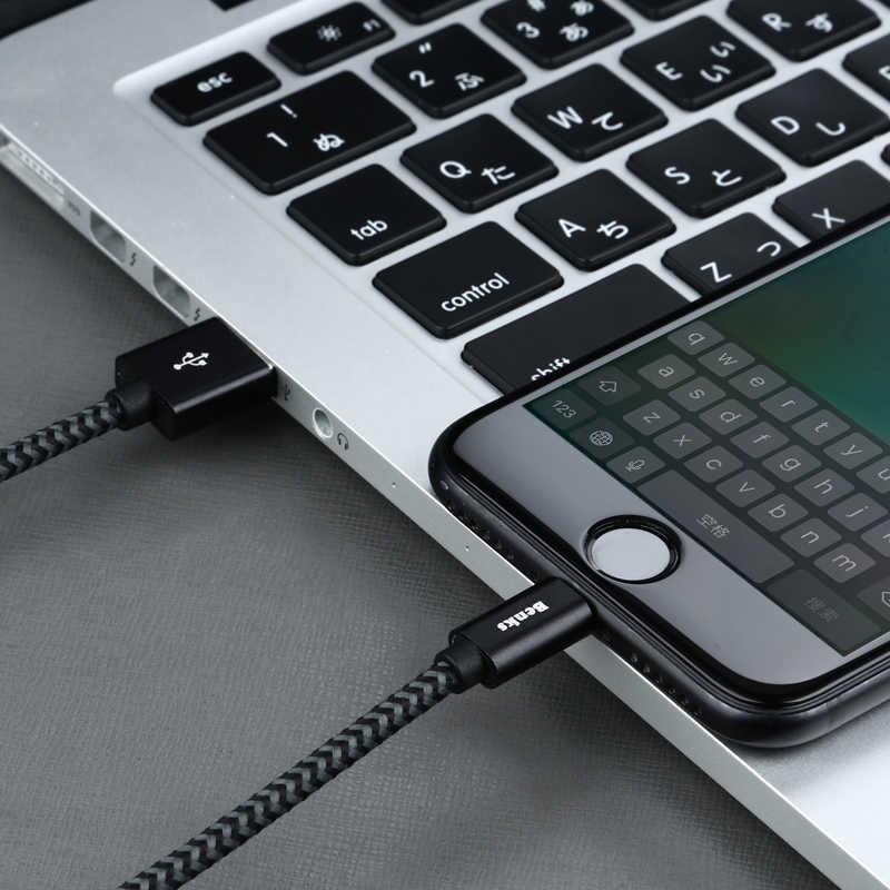 Benks M07 MFI Lightning Kablo 1.2M Siyah