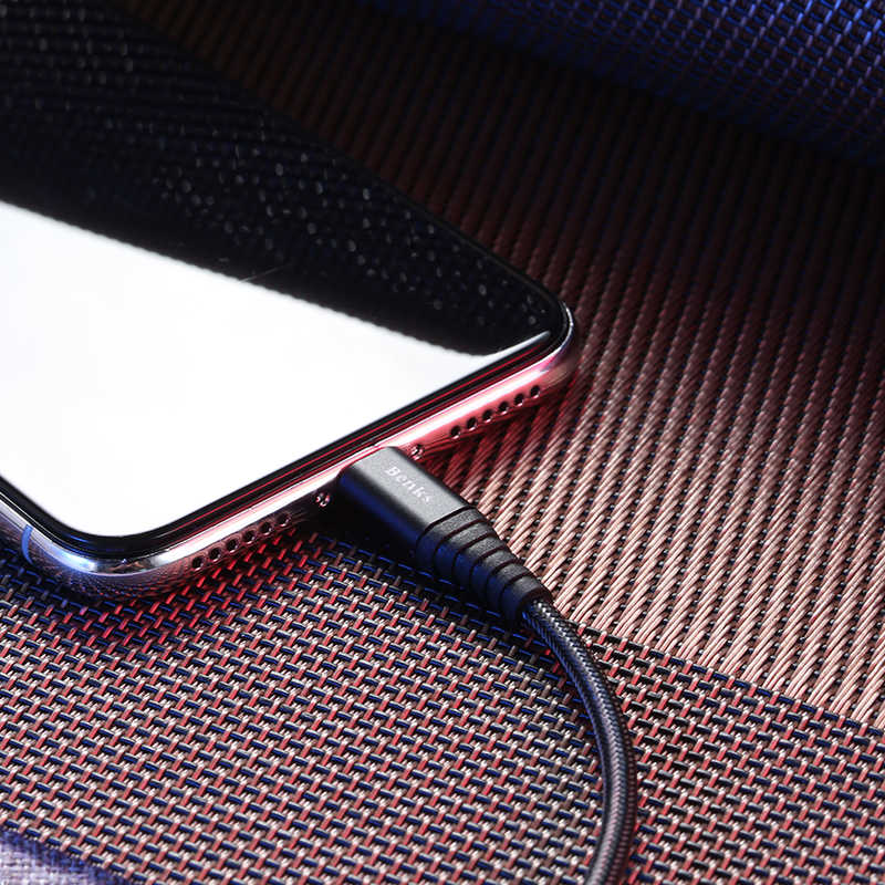 Benks M09 MFI Lightning Kablo Siyah