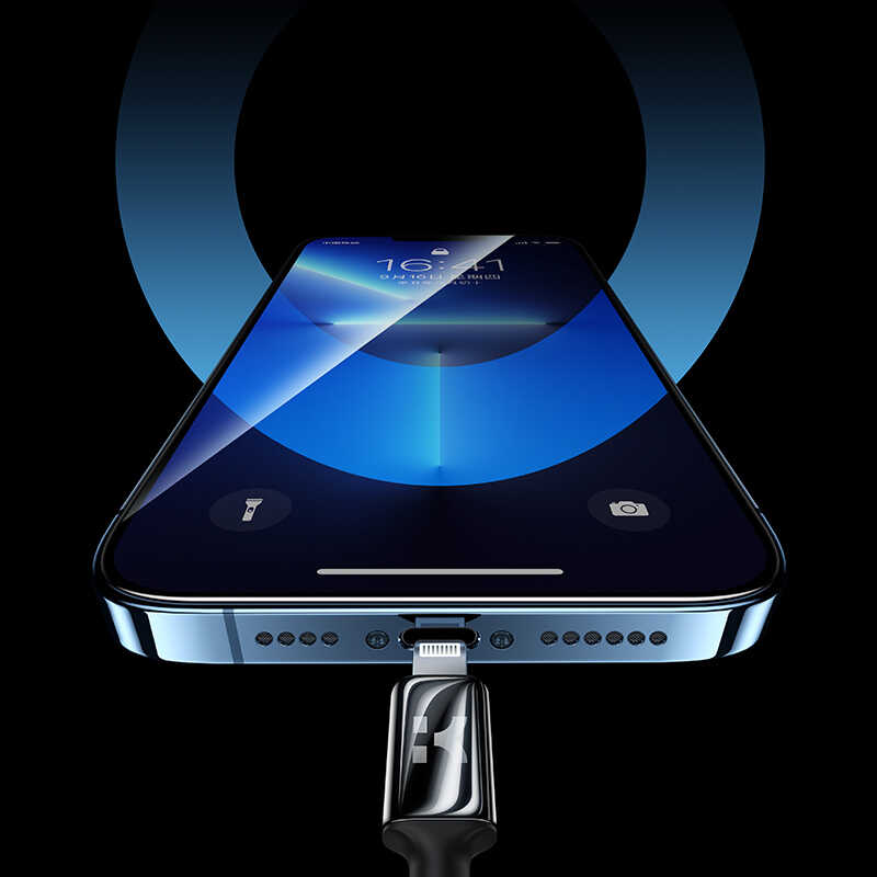 Benks M18 Type-C to Lightning Aramid Fiber Veri Kablosu 1.2M 3A Siyah