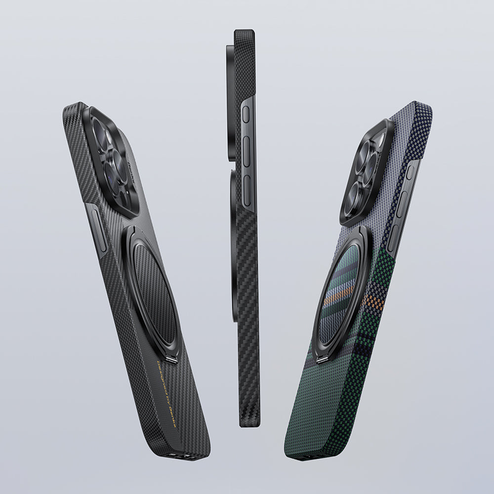 Benks Magnetik Özellikli 360 Derece Dönebilen Karbon Fiber Tasarımlı 600D Parmak Ring Stand Siyah