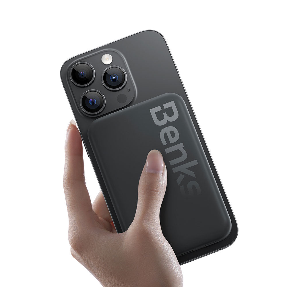 Benks MP10 M-safe Magnetik İnce Tasarımlı Powerbank 6000mAh Beyaz