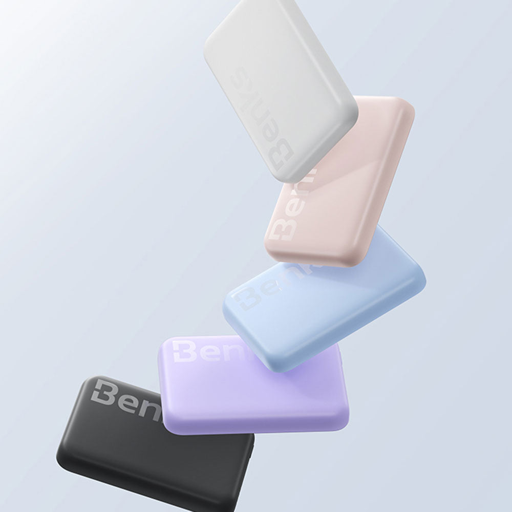 Benks MP10 M-safe Magnetik İnce Tasarımlı Powerbank 6000mAh Pembe